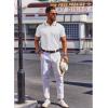 imageCOOFANDY Mens Polo Shirts Short Sleeve Casual Knit Polo Shirt Vintage Golf T Shirts Old Money TopsWhite