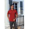 imageCOOFANDY Mens Polo Shirts Short Sleeve Casual Shirts with PocketRed