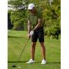 imageCOOFANDY Mens Polo Shirts Short Sleeve Moisture Wicking Golf Shirt Fashion Casual Collared TShirtArmy Green
