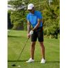 imageCOOFANDY Mens Polo Shirts Short Sleeve Moisture Wicking Golf Shirt Fashion Casual Collared TShirtBlue