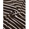 imageCOOFANDY Mens Knit Polo Shirts Short Sleeve Striped Golf Polo Shirts Lightweight Casual Collared T ShirtBrown Beige Stripes