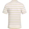 imageCOOFANDY Mens Knit Polo Shirts Short Sleeve Striped Golf Polo Shirts Lightweight Casual Collared T ShirtLight Khaki Stripes