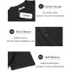 imageCOOFANDY Mens Knit Shirts Short Sleeve Button Down Polo Shirt Crochet Casual Vintage Summer Beach ShirtsBlack
