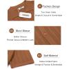 imageCOOFANDY Mens Knit Shirts Short Sleeve Button Down Polo Shirt Crochet Casual Vintage Summer Beach ShirtsCaramel