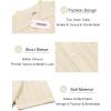 imageCOOFANDY Mens Knit Shirts Short Sleeve Button Down Polo Shirt Crochet Casual Vintage Summer Beach ShirtsCream