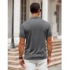 imageCOOFANDY Mens Polo Shirt Golf Dry Fit Performance Short Sleeve Moisture Wicking Athletic Polo Collared Tennis TShirtDark Gray