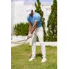 imageCOOFANDY Mens Polo Shirt Golf Dry Fit Performance Short Sleeve Moisture Wicking Athletic Polo Collared Tennis TShirtLight Blue