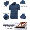 imageCOOFANDY Mens Polo Shirt Golf Dry Fit Performance Short Sleeve Moisture Wicking Athletic Polo Collared Tennis TShirtNavy Blue