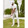 imageCOOFANDY Mens Polo Shirt Golf Dry Fit Performance Short Sleeve Moisture Wicking Athletic Polo Collared Tennis TShirtWhite