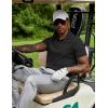 imageCOOFANDY Mens Polo Shirts 100 Cotton Heavyweight Short Sleeve Button Golf Shirts Classic Pullover Ribbed Collar and CuffsBlack