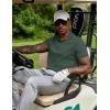 imageCOOFANDY Mens Polo Shirts 100 Cotton Heavyweight Short Sleeve Button Golf Shirts Classic Pullover Ribbed Collar and CuffsGreen