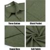 imageCOOFANDY Men Short Sleeve Polo Shirt Casual Summer Collar Shirts Dress Button Polo T Shirt Classic Golf ShirtsArmy Green