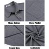 imageCOOFANDY Men Short Sleeve Polo Shirt Casual Summer Collar Shirts Dress Button Polo T Shirt Classic Golf ShirtsGrey