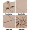 imageCOOFANDY Men Short Sleeve Polo Shirt Casual Summer Collar Shirts Dress Button Polo T Shirt Classic Golf ShirtsKhaki