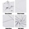 imageCOOFANDY Men Short Sleeve Polo Shirt Casual Summer Collar Shirts Dress Button Polo T Shirt Classic Golf ShirtsWhite