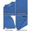 imageCOOFANDY Mens Knit Button Down Shirts Short Sleeve Vintage Polo Shirt Casual Vacation Beach ShirtsBlue