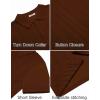 imageCOOFANDY Mens Knit Button Down Shirts Short Sleeve Vintage Polo Shirt Casual Vacation Beach ShirtsCaramel