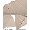 imageCOOFANDY Mens Knit Button Down Shirts Short Sleeve Vintage Polo Shirt Casual Vacation Beach ShirtsCoffee Light