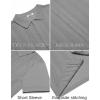 imageCOOFANDY Mens Knit Button Down Shirts Short Sleeve Vintage Polo Shirt Casual Vacation Beach ShirtsLight Grey