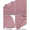 imageCOOFANDY Mens Knit Button Down Shirts Short Sleeve Vintage Polo Shirt Casual Vacation Beach ShirtsPink
