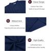 imageCOOFANDY Mens Knit Polo Shirt Vintage Button Down Shirt Short Sleeve Hawaiian Shirt 2025 Summer Fashion Beach ShirtsNavy Blue