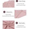 imageCOOFANDY Mens Knit Polo Shirt Vintage Button Down Shirt Short Sleeve Hawaiian Shirt 2025 Summer Fashion Beach ShirtsPink
