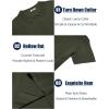 imageCOOFANDY Mens Knit Polo Shirts Short Sleeve Collared Golf Shirt Hollow Out Textured TShirt Summer Fashion TopsArmy Green