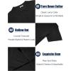 imageCOOFANDY Mens Knit Polo Shirts Short Sleeve Collared Golf Shirt Hollow Out Textured TShirt Summer Fashion TopsBlack
