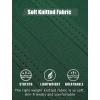 imageCOOFANDY Mens Knit Polo Shirts Short Sleeve Collared Golf Shirt Hollow Out Textured TShirt Summer Fashion TopsDark Green