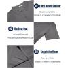 imageCOOFANDY Mens Knit Polo Shirts Short Sleeve Collared Golf Shirt Hollow Out Textured TShirt Summer Fashion TopsDark Grey