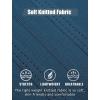 imageCOOFANDY Mens Knit Polo Shirts Short Sleeve Collared Golf Shirt Hollow Out Textured TShirt Summer Fashion TopsDenim Blue