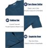 imageCOOFANDY Mens Knit Polo Shirts Short Sleeve Collared Golf Shirt Hollow Out Textured TShirt Summer Fashion TopsDenim Blue