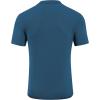 imageCOOFANDY Mens Knit Polo Shirts Short Sleeve Collared Golf Shirt Hollow Out Textured TShirt Summer Fashion TopsDenim Blue