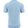 imageCOOFANDY Mens Knit Polo Shirts Short Sleeve Collared Golf Shirt Hollow Out Textured TShirt Summer Fashion TopsLight Blue