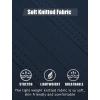 imageCOOFANDY Mens Knit Polo Shirts Short Sleeve Collared Golf Shirt Hollow Out Textured TShirt Summer Fashion TopsNavy Blue