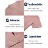 imageCOOFANDY Mens Knit Polo Shirts Short Sleeve Collared Golf Shirt Hollow Out Textured TShirt Summer Fashion TopsPink