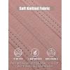 imageCOOFANDY Mens Knit Polo Shirts Short Sleeve Collared Golf Shirt Hollow Out Textured TShirt Summer Fashion TopsPink