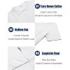 imageCOOFANDY Mens Knit Polo Shirts Short Sleeve Collared Golf Shirt Hollow Out Textured TShirt Summer Fashion TopsWhite