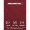 imageCOOFANDY Mens Knit Polo Shirts Short Sleeve Collared Golf Shirt Hollow Out Textured TShirt Summer Fashion TopsWine Red