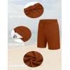 imageCOOFANDY Mens 2 Piece Outfits Knit Button Down Shirt Vintage Short Sleeve Polo Shirts Summer Casual Beach Shorts SetsCaramel