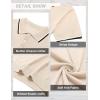 imageCOOFANDY Mens Knit Polo Shirts Casual Short Sleeve Button Down Golf Polo Shirts Vintage Collared T ShirtLight Khaki