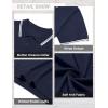 imageCOOFANDY Mens Knit Polo Shirts Casual Short Sleeve Button Down Golf Polo Shirts Vintage Collared T ShirtNavy Blue
