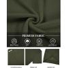 imageCOOFANDY Mens Knit Polo Shirts Short Sleeve Casual Button Down Shirts Vintage Collared Golf ShirtsArmy Green
