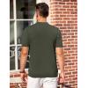 imageCOOFANDY Mens Knit Polo Shirts Short Sleeve Casual Button Down Shirts Vintage Collared Golf ShirtsArmy Green