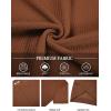 imageCOOFANDY Mens Knit Polo Shirts Short Sleeve Casual Button Down Shirts Vintage Collared Golf ShirtsBrown