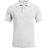 imageCOOFANDY Mens Knit Polo Shirts Short Sleeve Casual Button Down Shirts Vintage Collared Golf ShirtsWhite