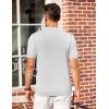 imageCOOFANDY Mens Knit Polo Shirts Short Sleeve Casual Button Down Shirts Vintage Collared Golf ShirtsWhite