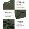 imageCOOFANDY Mens Knit Polo Shirt Short Sleeve Vintage Textured Casual Golf Shirts Summer Beach TopArmy Green