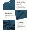imageCOOFANDY Mens Knit Polo Shirt Short Sleeve Vintage Textured Casual Golf Shirts Summer Beach TopBlue