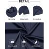 imageCOOFANDY Mens Polo Shirts Short Sleeve Golf Polo Button Pullover Casual Contrast Color Basic T Shirt Ribbed CollarDeep Blue